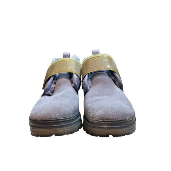 Stylish Women's Purple and Tan Shoes - Picture 9 of 10